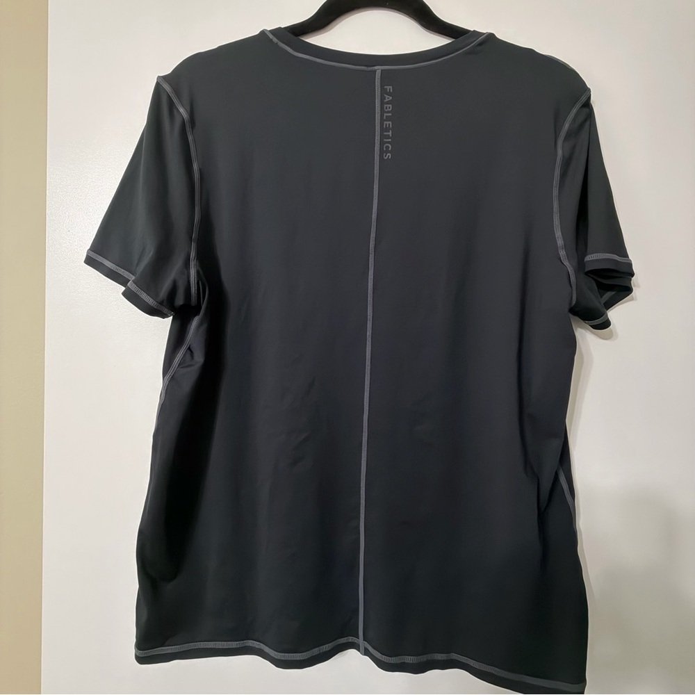 Fabletics Black Workout T Shirt Size XL - Picture 3 of 6
